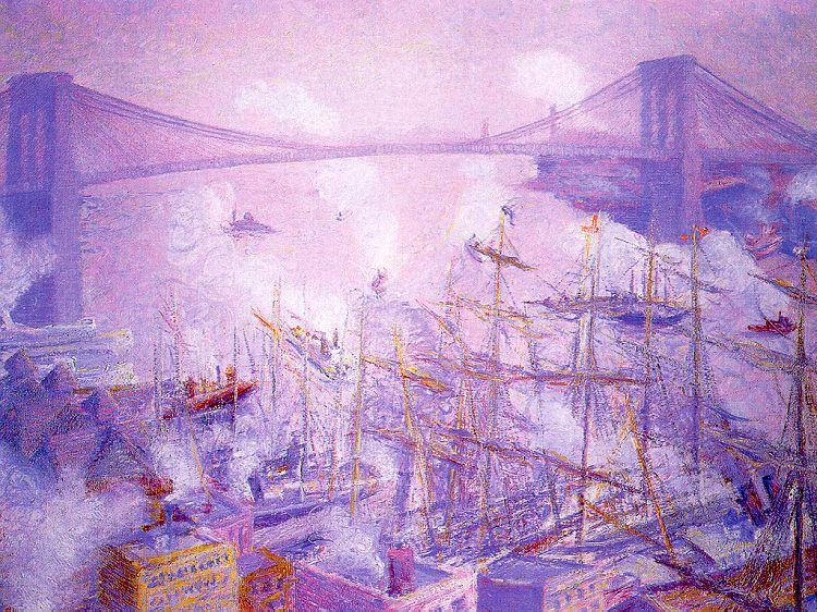 Theodore Butler Brooklyn Bridge Germany oil painting art
